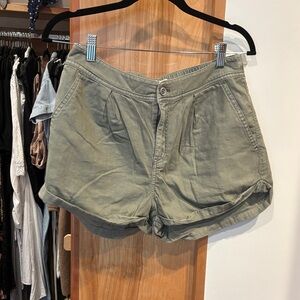 Pilcro Sage Green Women's Cargo Shorts